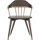 Demi Distressed Brown Dining Armchair